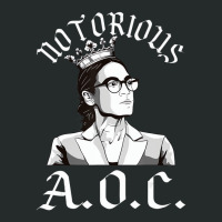 Notorious Aoc Shirt Alexandria Ocasio Cortez T Shi Women's Triblend Scoop T-shirt | Artistshot