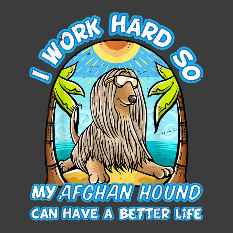 I Work Hard So My Afghan Hound Can Have A Better L Men's Polo Shirt by kerrmanthez | Artistshot