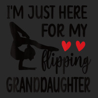 Here For My Granddaughter Gymnastics Grandma Of Gy Printed Hat | Artistshot