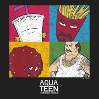 Aqua Teen Hunger Force Character Panels T Shirt Ladies Polo Shirt | Artistshot