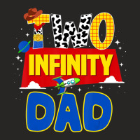 Cowboy Dad Two Infinity And Beyond Birthday Decora Ladies Fitted T-shirt | Artistshot