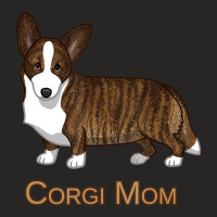 Black Tan Brindle Cardigan Welsh Corgi Mom Dog Lov Ladies Fitted T-shirt | Artistshot