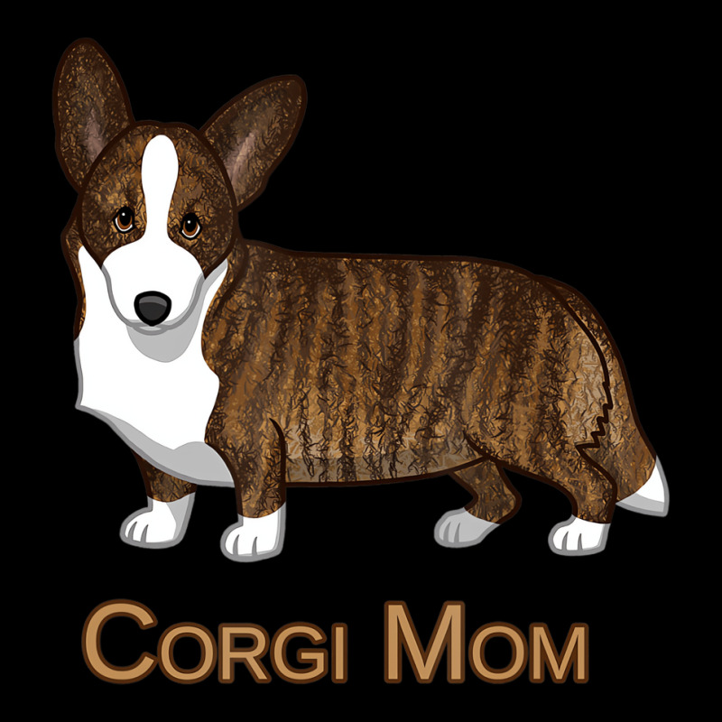 Black Tan Brindle Cardigan Welsh Corgi Mom Dog Lov Cropped Sweater by imelde | Artistshot