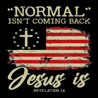 Normal Isnt Coming Back But Jesus Is Revelation 14 Maternity Scoop Neck T-shirt | Artistshot