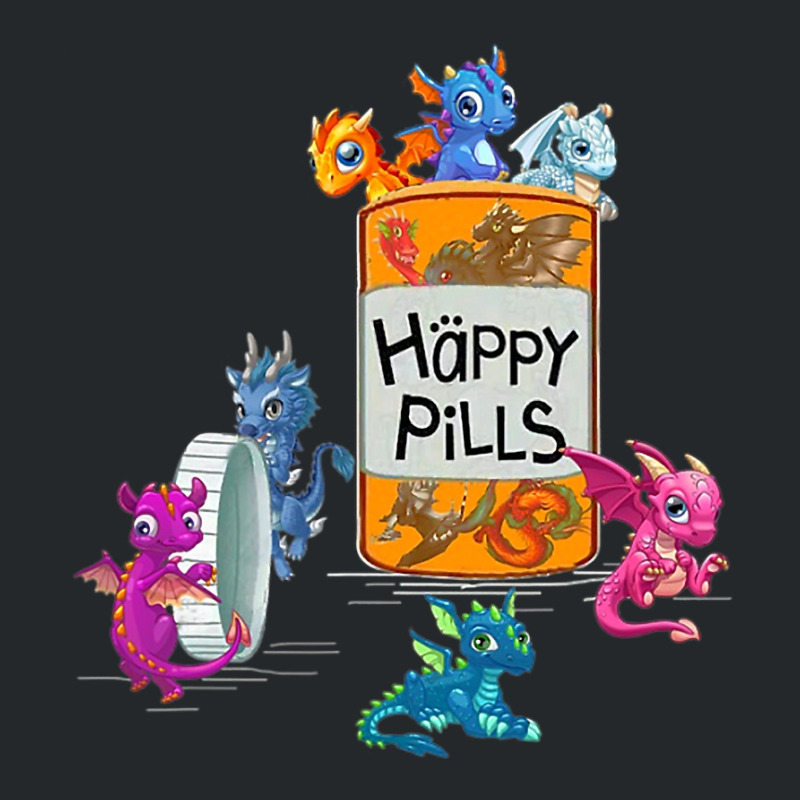 Dragon Pills Happy Medicine Crewneck Sweatshirt by whoretacarpal | Artistshot