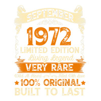 50 Year Old Gift September 1972 Limited Edition 50 Baby Tee | Artistshot