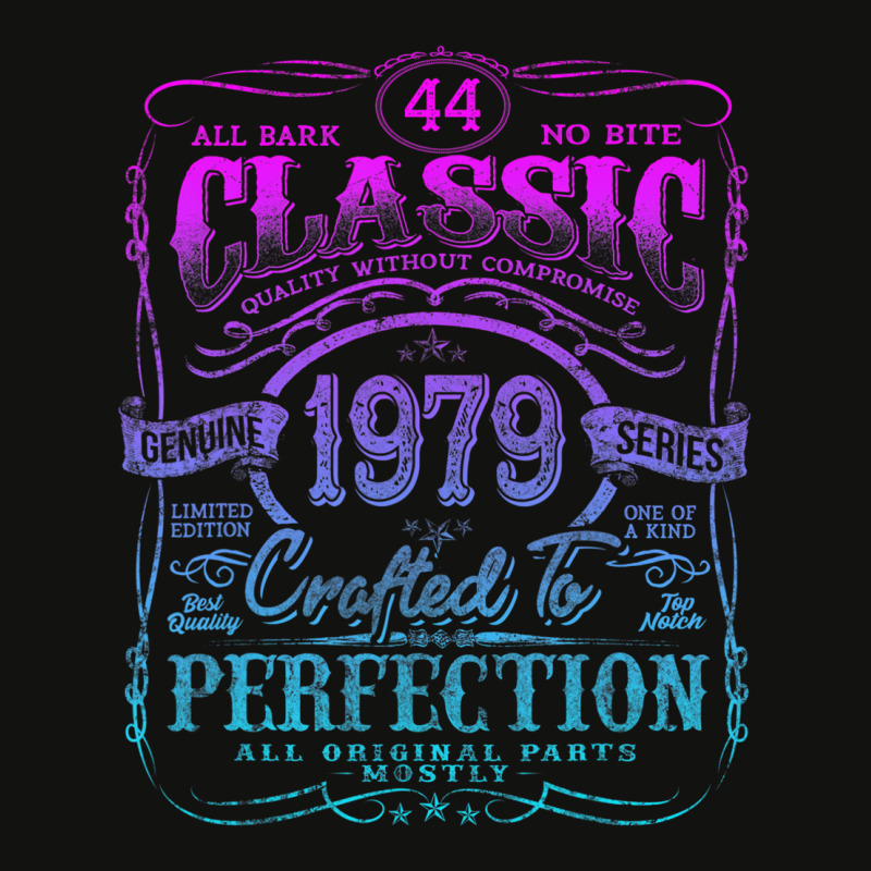 Vintage 1979 Limited Edition Shirt 44 Year Old 44t Scorecard Crop Tee by terrilyn | Artistshot