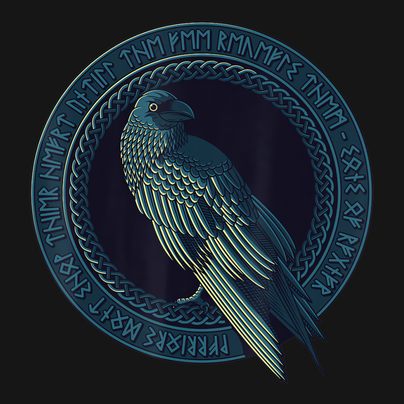 Odin Ravens Huginn And Muninn Vegvisir Viking Crow Active Duffel By ...