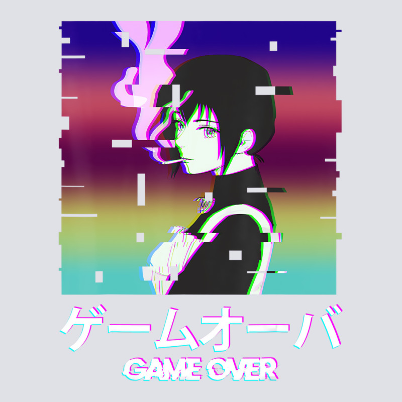 Anime Girl Shirt Japanese Vaporwave Game Over Aest Bucket Hat by togniuck | Artistshot