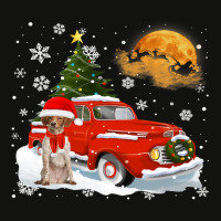 Brittany Vintage Wagon Red Truck Christmas Tree Pa Scorecard Crop Tee | Artistshot