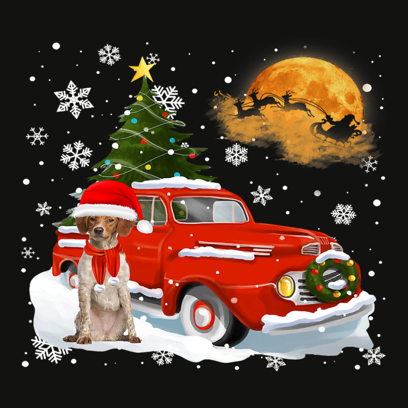 Brittany Vintage Wagon Red Truck Christmas Tree Pa Scorecard Crop Tee by AURRADILLARD | Artistshot