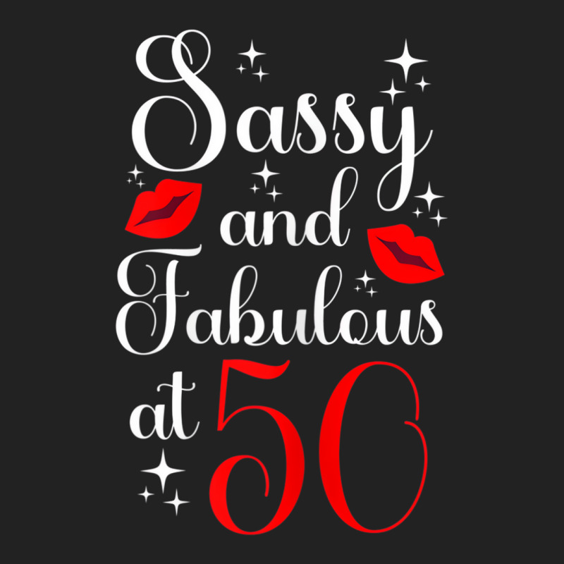 Custom Womens Sassy And Fabulous At 50 Lips 50th Birthd Backpack By ...