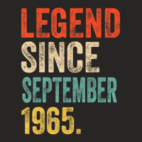 57 Years Old Gifts Legend Since September 1965 57t Ladies Fitted T-shirt | Artistshot