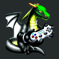 Dragon Video Game Controller Game Players Dragon L Women's Triblend Scoop T-shirt | Artistshot