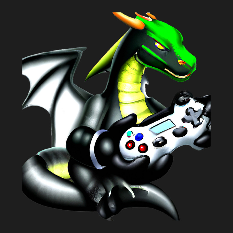 Dragon Video Game Controller Game Players Dragon L Classic T-shirt by whoretacarpal | Artistshot