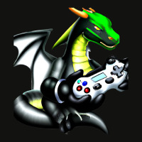 Dragon Video Game Controller Game Players Dragon L Scorecard Crop Tee | Artistshot