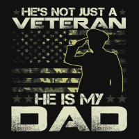 He Is My Veteran Dad American Flag Veterans Day Gi Graphic T-shirt | Artistshot