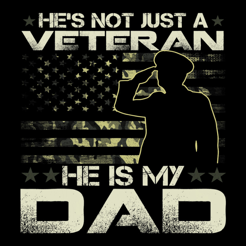 He Is My Veteran Dad American Flag Veterans Day Gi Zipper Hoodie | Artistshot