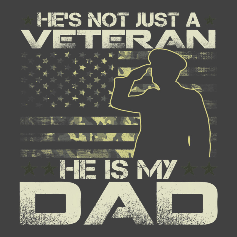 He Is My Veteran Dad American Flag Veterans Day Gi Vintage T-shirt | Artistshot