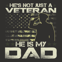 He Is My Veteran Dad American Flag Veterans Day Gi Champion Hoodie | Artistshot