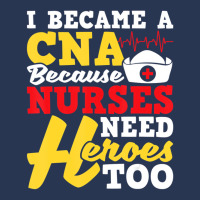 I Became A Cna   Certified Nursing Assistant Nurse Ladies Denim Jacket | Artistshot