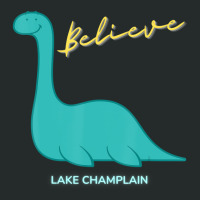 I Believe Champ Sea Monster Lake Champlain Vermont Women's Triblend Scoop T-shirt | Artistshot