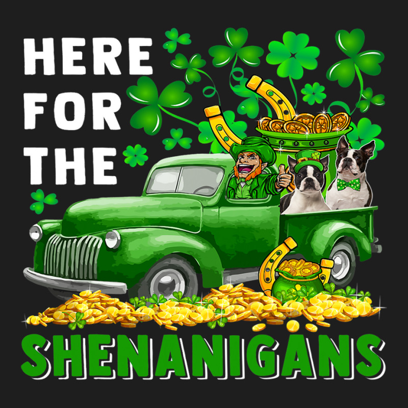 Here For Shenanigans St.patricks Boy With Boston T Classic T-shirt by JESSICAMARTINA | Artistshot