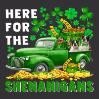 Here For Shenanigans St.patricks Boy With Boston T Vintage Short | Artistshot