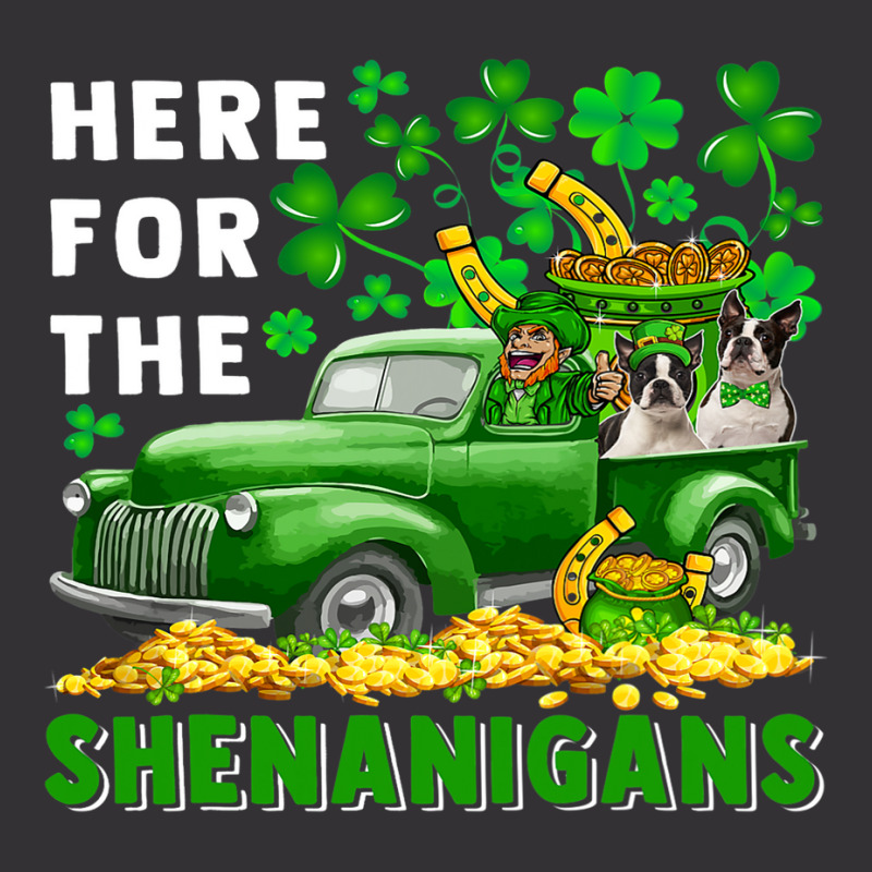 Here For Shenanigans St.patricks Boy With Boston T Vintage Short by JESSICAMARTINA | Artistshot