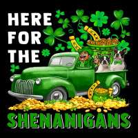 Here For Shenanigans St.patricks Boy With Boston T Fleece Short | Artistshot