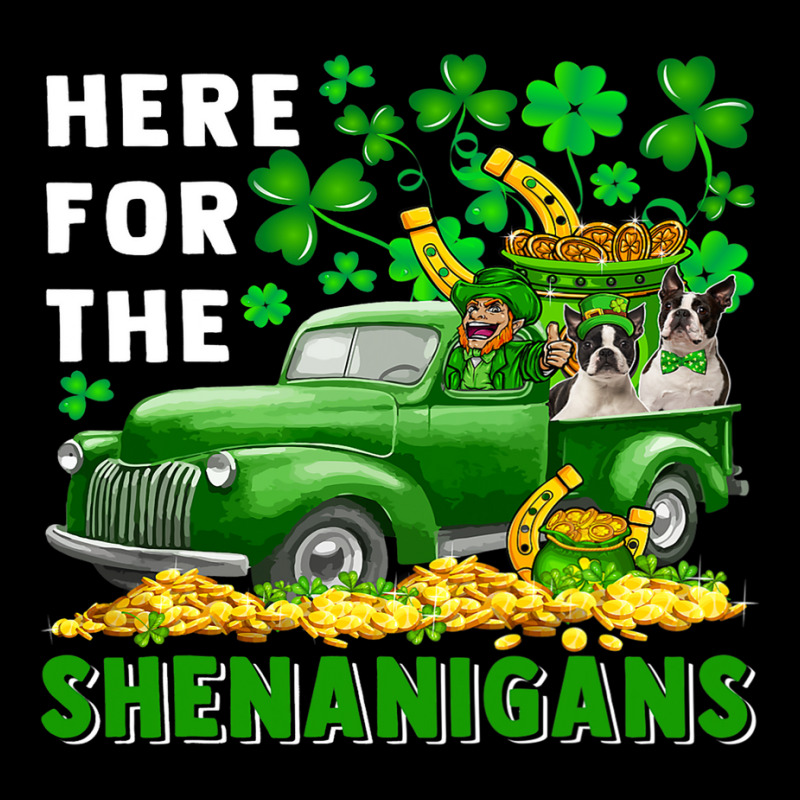 Here For Shenanigans St.patricks Boy With Boston T Fleece Short by JESSICAMARTINA | Artistshot