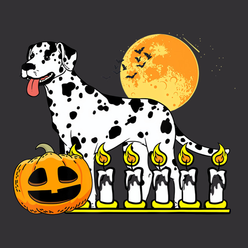 Dalmatian Dog Lazy Halloween Costume Pumpkin Puppy Vintage Hoodie | Artistshot