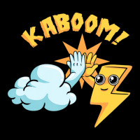 Kaboom Cloud Lightning Electrical Storm Thunder Bo Adjustable Cap | Artistshot