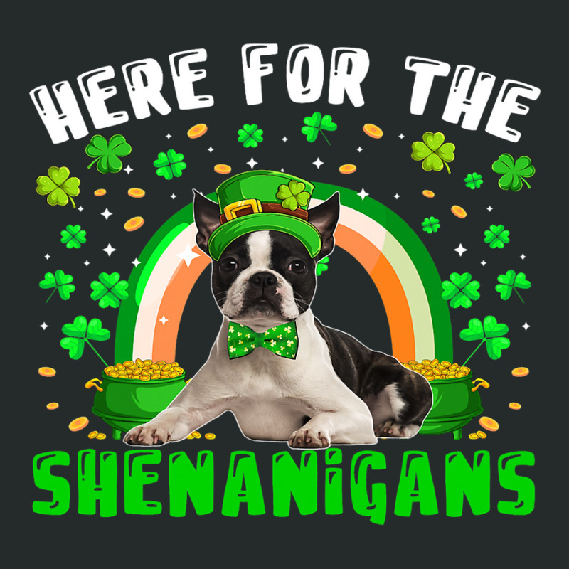 Here For The Shenanigans Patricks Day Boston Terri Women's Triblend Scoop T-shirt by JESSICAMARTINA | Artistshot