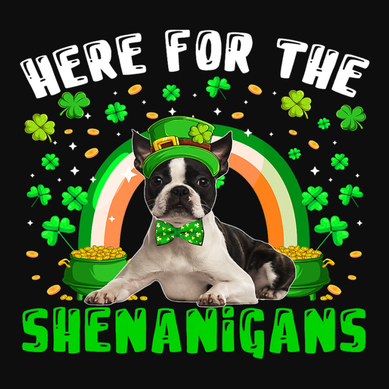 Here For The Shenanigans Patricks Day Boston Terri Crop Top by JESSICAMARTINA | Artistshot