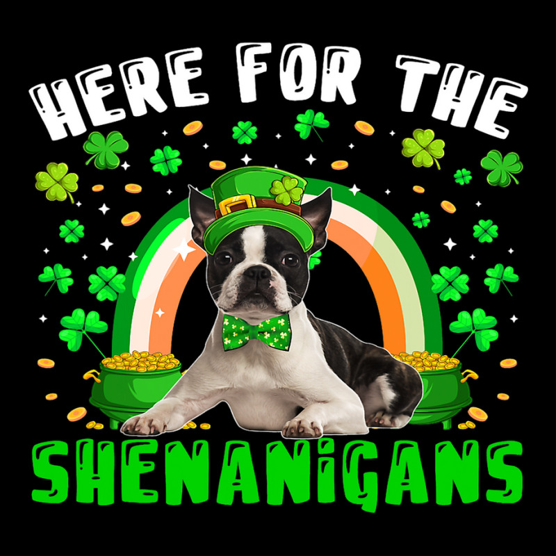 Here For The Shenanigans Patricks Day Boston Terri Cropped Sweater by JESSICAMARTINA | Artistshot