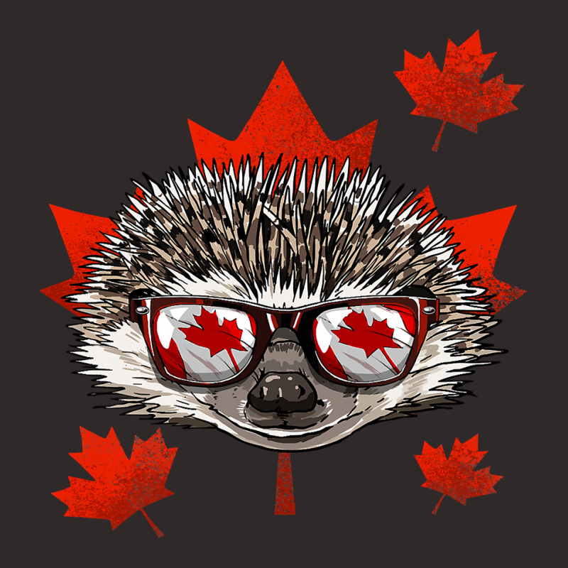 Canadian Hedgehog Maple Leaf Patriotic Canada Flag Racerback Tank by AURRADILLARD | Artistshot