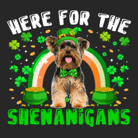 Here For The Shenanigans Patricks Day Yorkshire Te Women's Pajamas Set | Artistshot