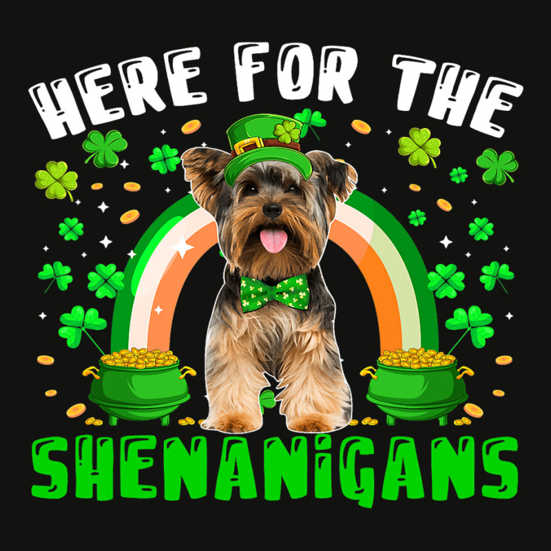 Here For The Shenanigans Patricks Day Yorkshire Te Scorecard Crop Tee by JESSICAMARTINA | Artistshot