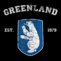 Vintage Coat Of Arms Greenland T Shirt V-neck Tee | Artistshot