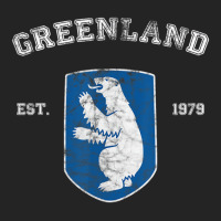 Vintage Coat Of Arms Greenland T Shirt 3/4 Sleeve Shirt | Artistshot