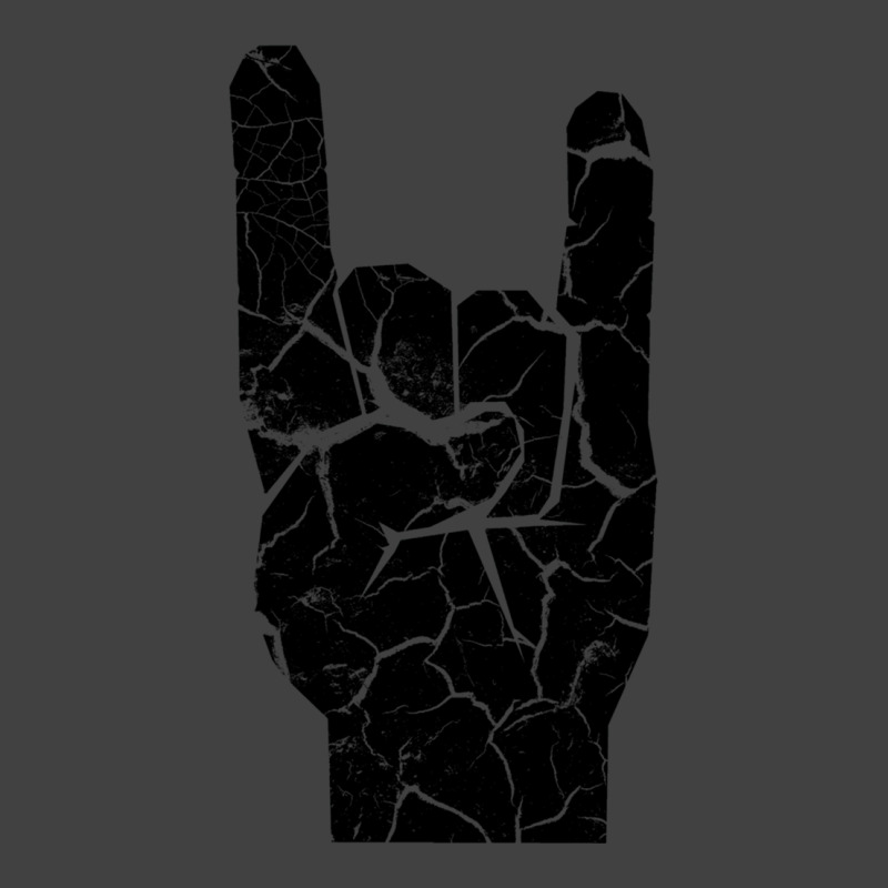 Heavy Metal Satan Horns Black Cracked Vintage T-Shirt by JOSERICARDOTORRES | Artistshot