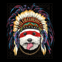 Native Indian Bichon Frise Native American Indian  Maternity Scoop Neck T-shirt | Artistshot