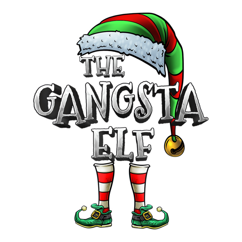 The Gangsta Elf Shirt Matching Family Christmas Ga Women's Pajamas Set 