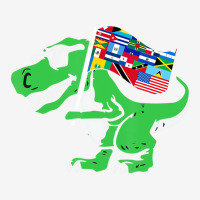 Dinosaur Latin Countries Flag Hispanic Heritage Mo Adjustable Cap | Artistshot