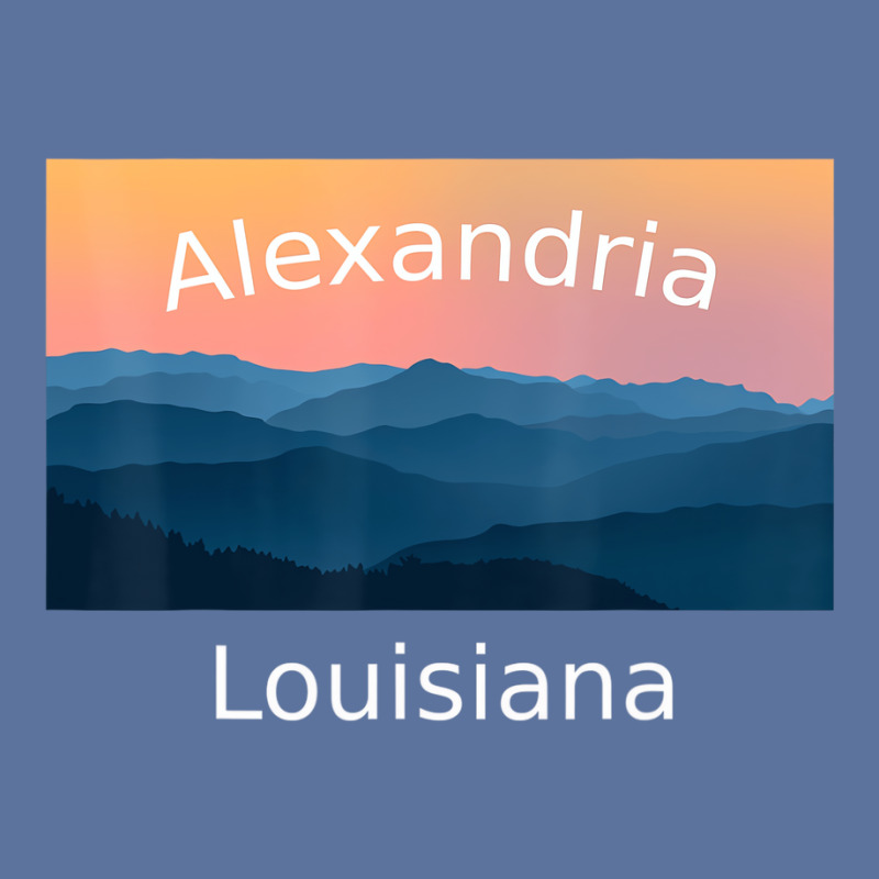 Alexandria Louisiana Mountain Sunset Hometown T Sh Lightweight Hoodie by fiddolamuf | Artistshot