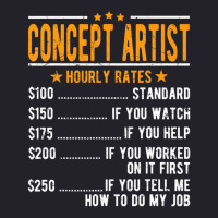 Concept Artist Hourly Rates T Shirt Unisex Sherpa-lined Denim Jacket | Artistshot