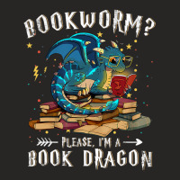 Dragon Book Shirt Book Reading Bookworm Im A Book  Ladies Fitted T-shirt | Artistshot