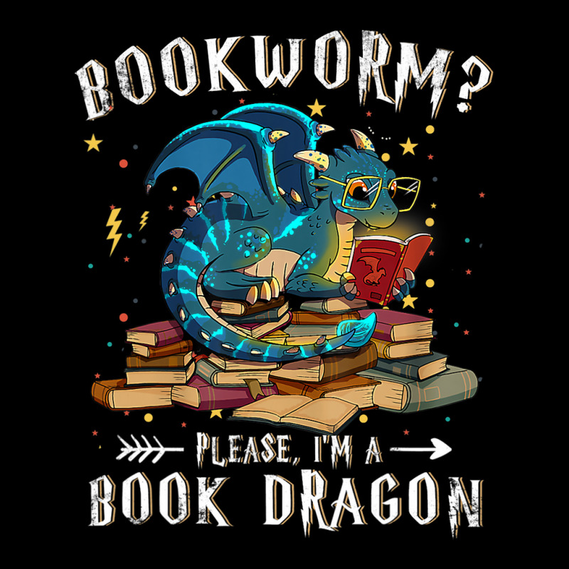 Dragon Book Shirt Book Reading Bookworm Im A Book  Cropped Hoodie by kerrmanthez | Artistshot