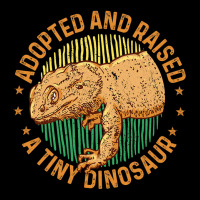 Funny Bearded Dragon Adopted And Raised A Tiny Din Adjustable Cap | Artistshot